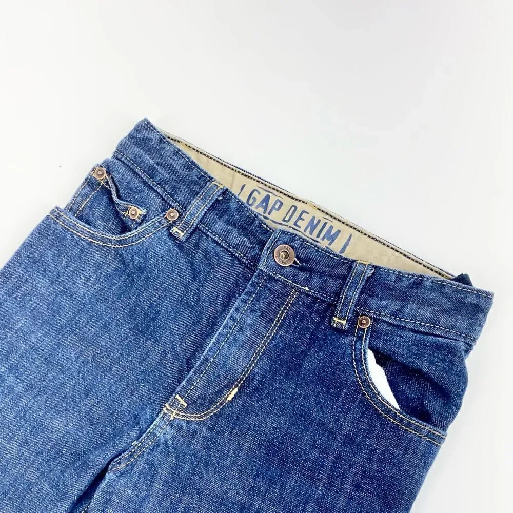 Gap denim straight leg dark wash jean 10